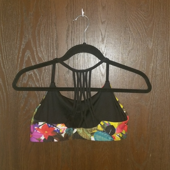 Mossimo Tropical Floral Athleisure Bra - Picture 3 of 3